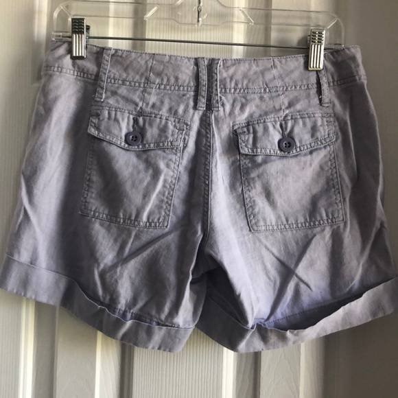 Anthropologie Paper Boy lavender linen shorts - 2 - Picture 2 of 4